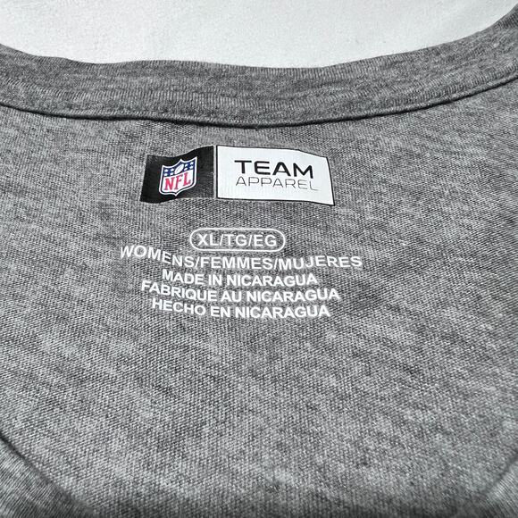 ✨NFL Los Angeles Rams Women’s Jersey Top XL Gray Team Apparel Football - Picture 4 of 10